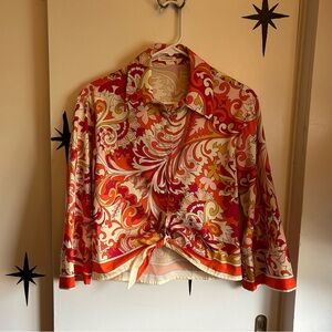 Vibrant Button-Up Shirt